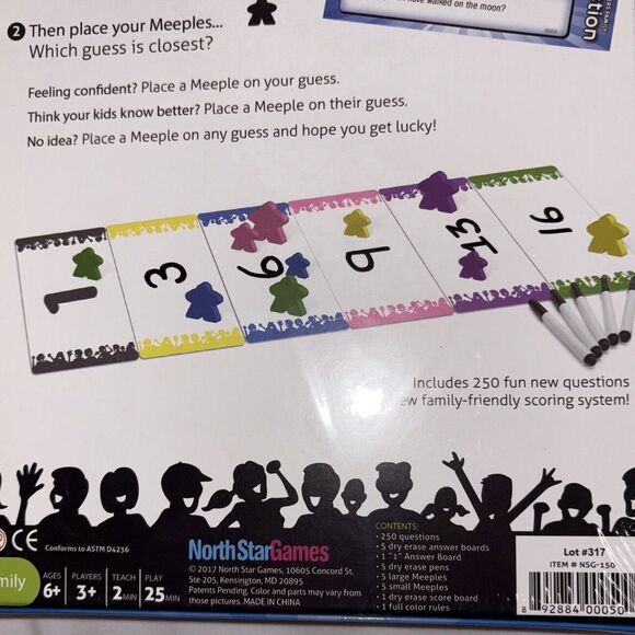Wits & Wagers Family Edition Kid Friendly Party Game North Star Games SEALED NEW - Picture 6 of 7